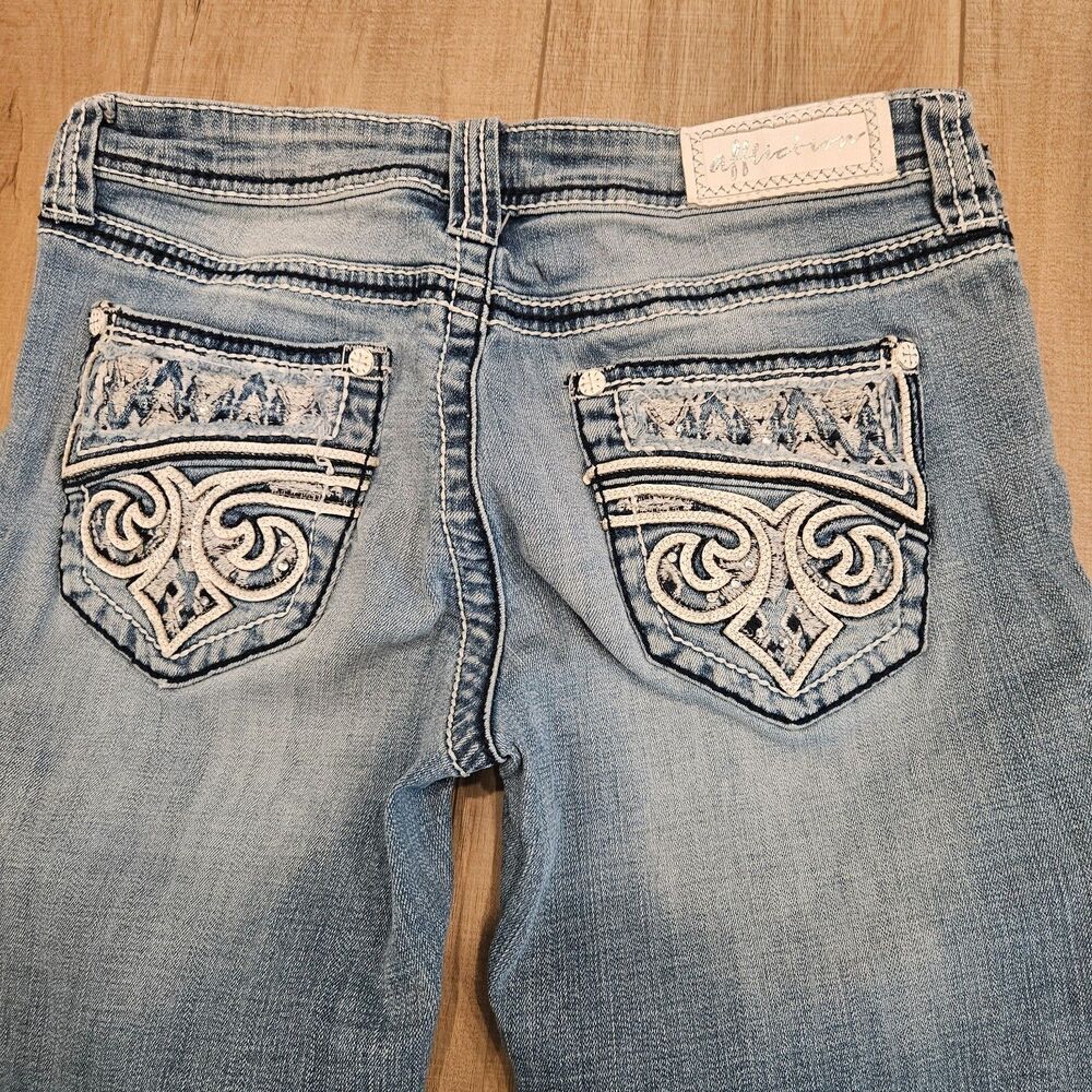Affliction Jade Fleur Arizona Bootcut Jeans Women’s Size 29 Biker Rock Western